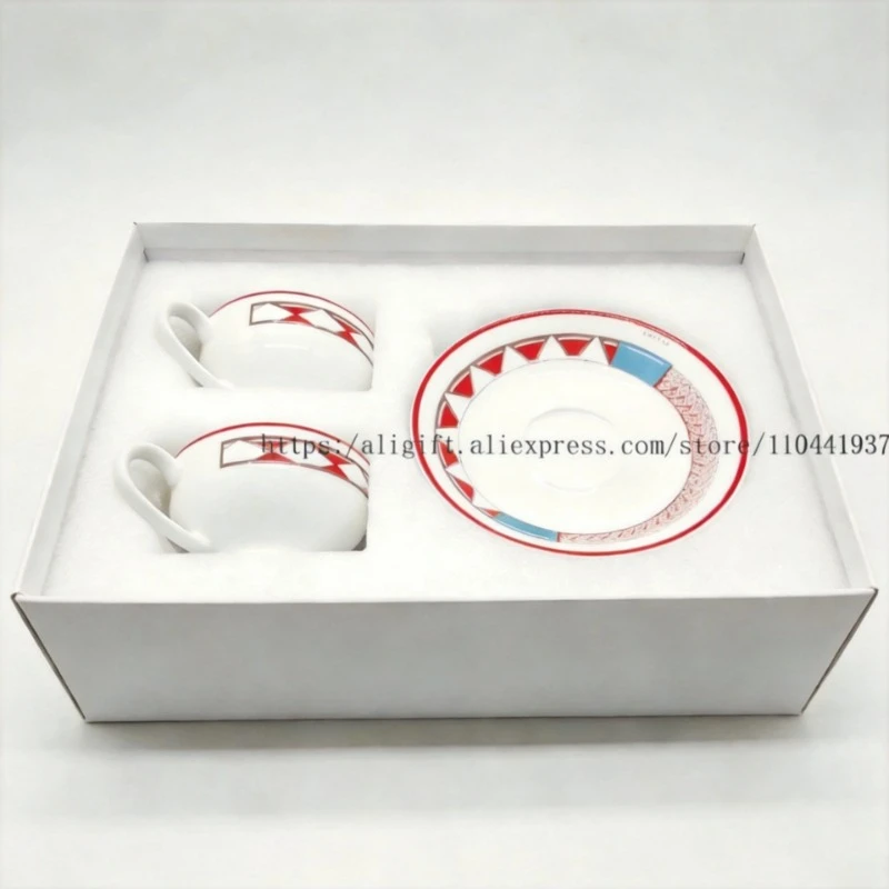 Xbloom Coffee Tea - Set Cangkir Kopi Bone China Keluarga
