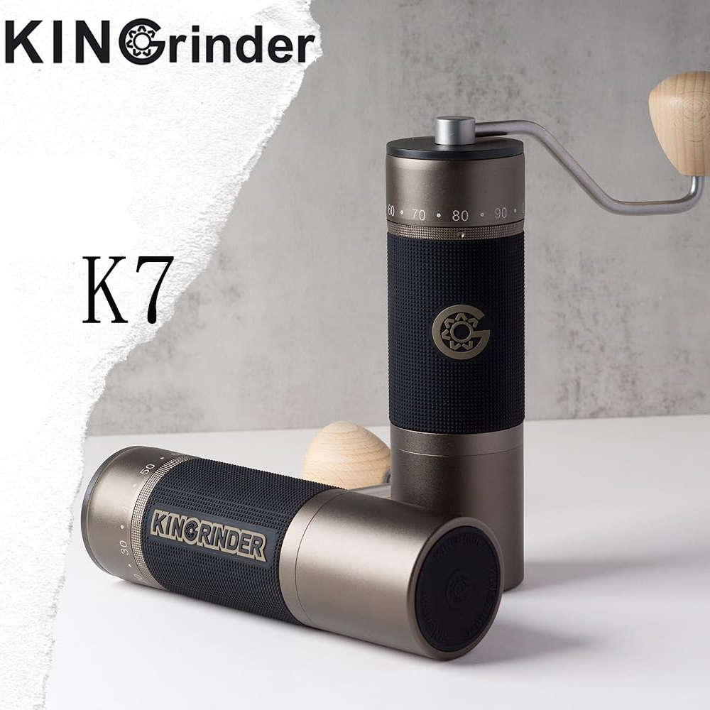 Burr Hand Grinder - Penggiling kopi manual Kingrinder K7, penggiling