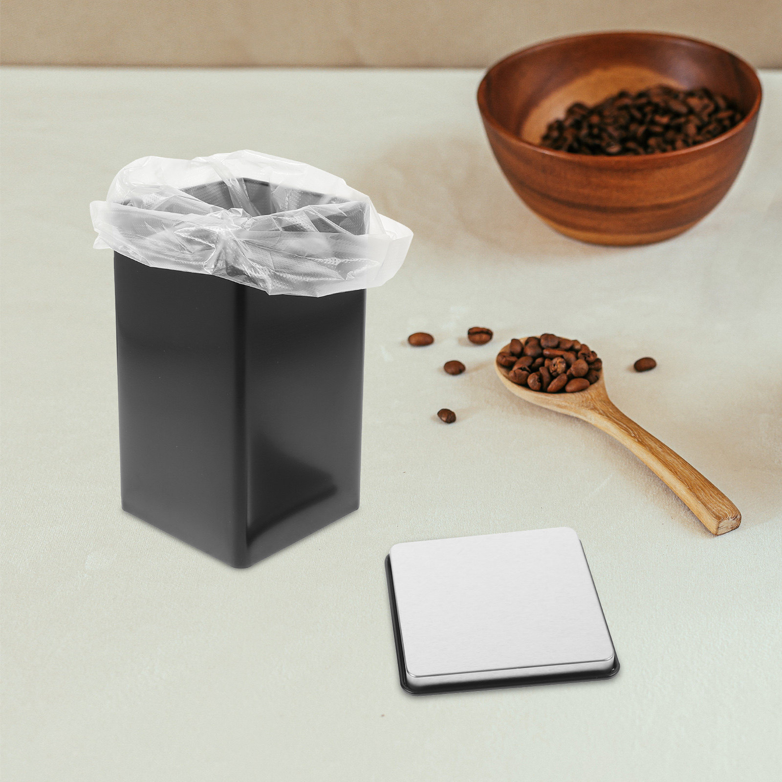Coffee Tea Sugar - 4 Buah Wadah Penyimpanan dengan Mulut