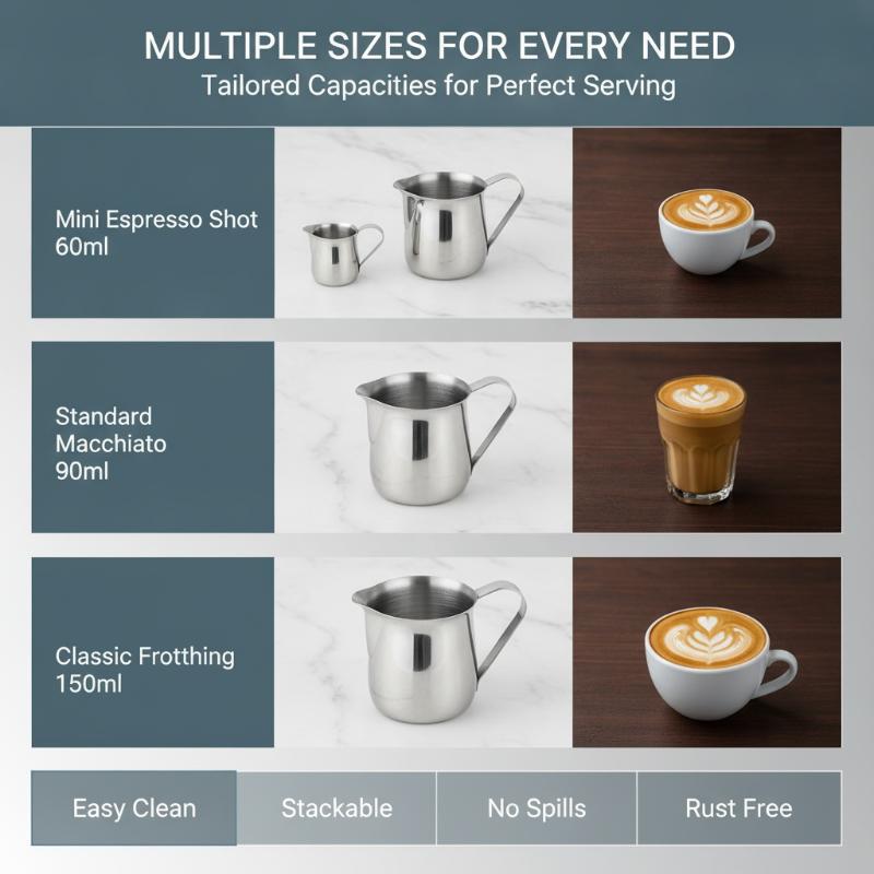 Wadah Pengocok Susu Kopi Baja  - Barista Milk Jug ulasan dan harga