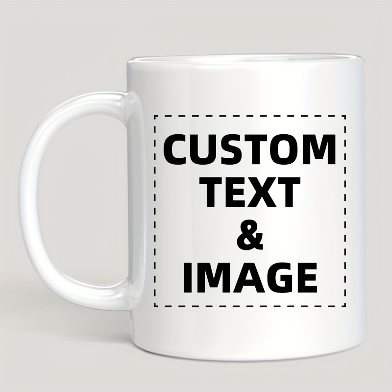 Mug Foto & Teks/Logo Kustom -  - Coffee Tea Name ulasan dan harga