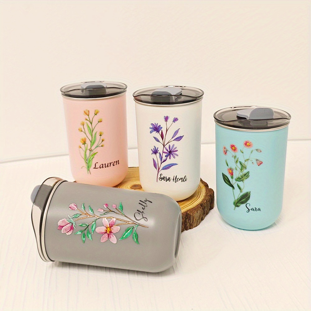 Tumbler Stainless Steel Motif  - Coffee Tea Name ulasan dan harga