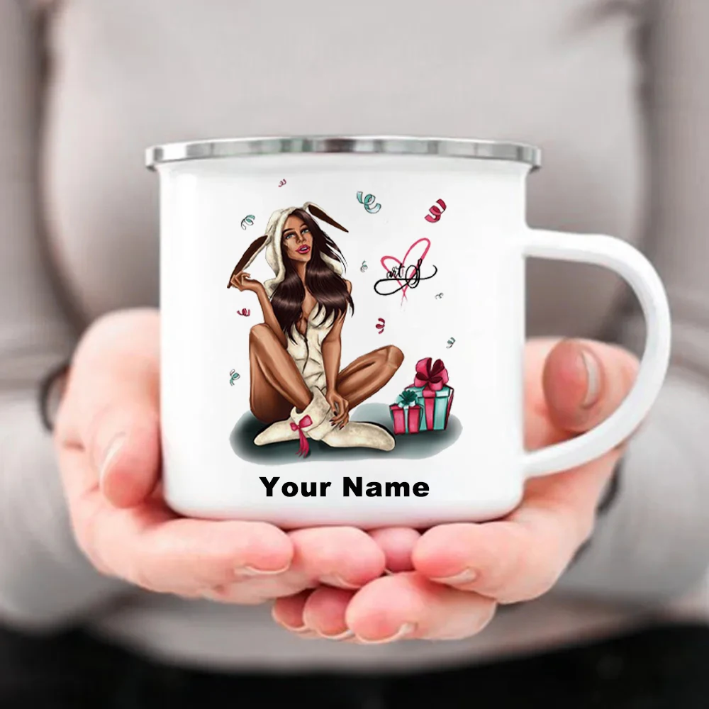 Mug Enamel kustom dengan nama  - Coffee Tea Name ulasan dan harga