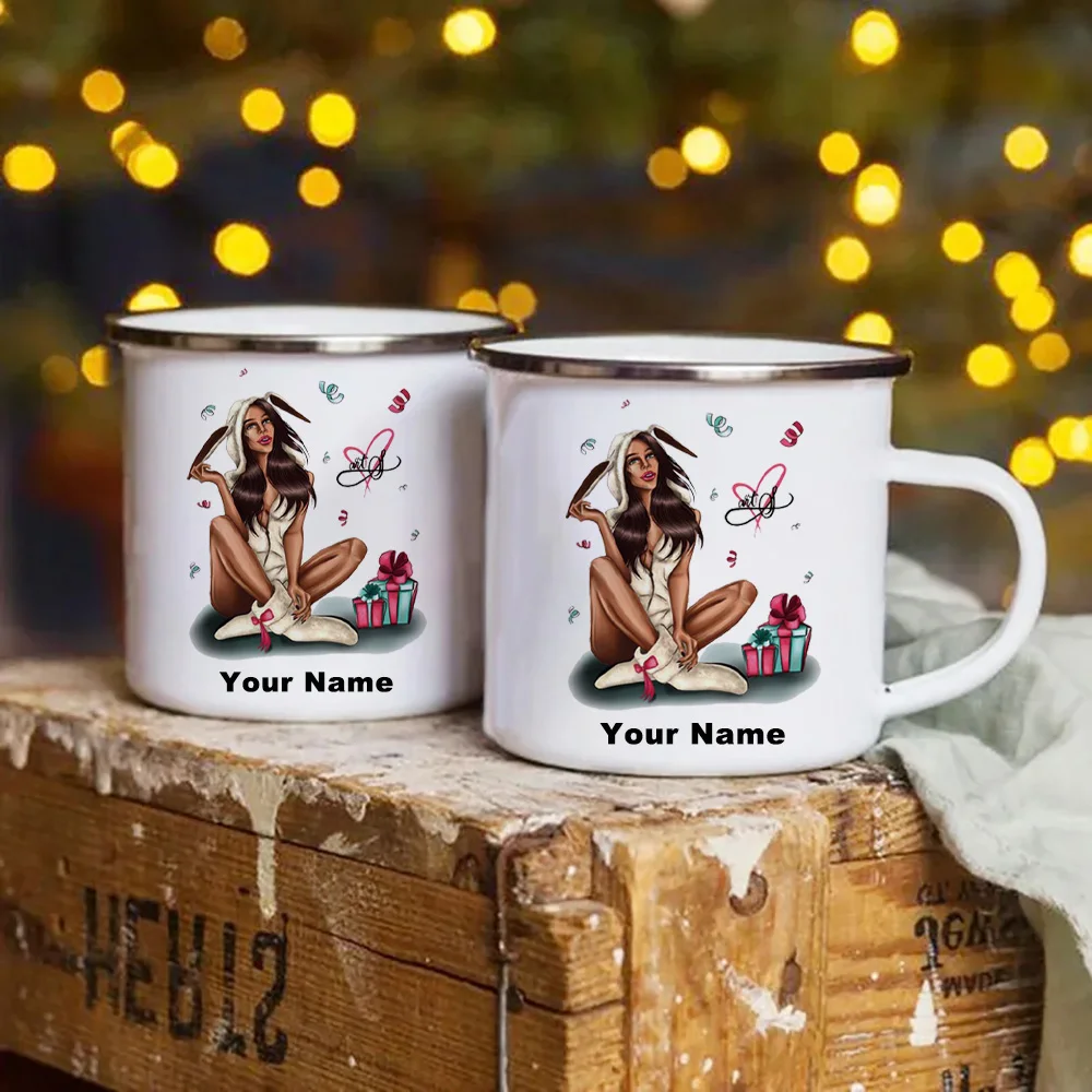 Mug Enamel kustom dengan nama  - Coffee Tea Name ulasan dan harga