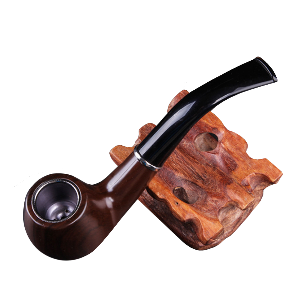 Resin Retro Pipa Rokok Hitam M - Burr Hand Grinder ulasan dan harga