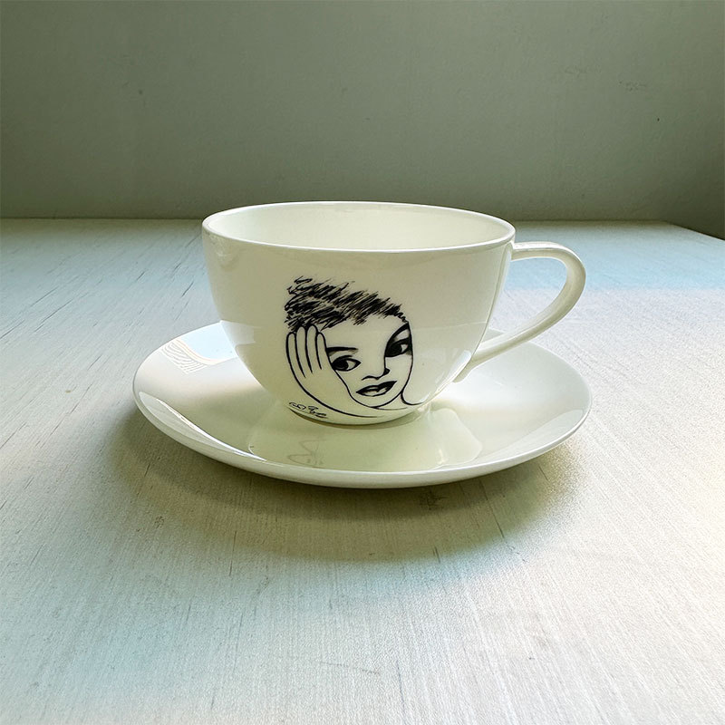 Cangkir Keramik Gambar Karakte - Coffee Tea Images ulasan dan harga