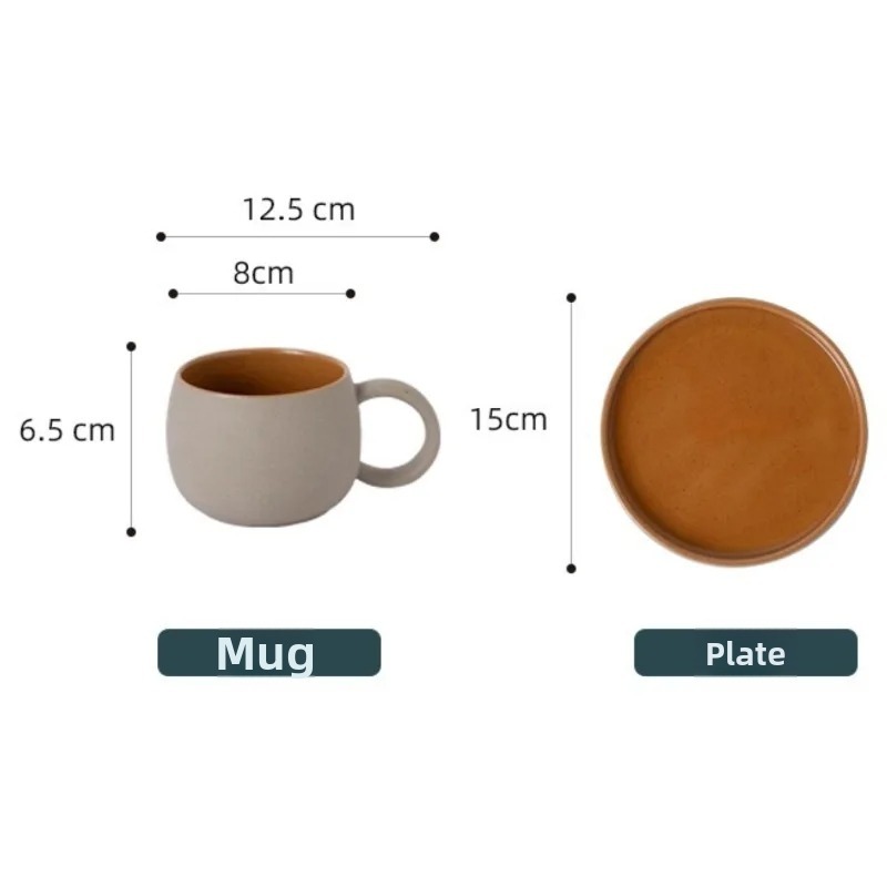 Set Cangkir Kopi Keramik Gaya  - Coffee Tea And Sugar Set ulasan dan harga